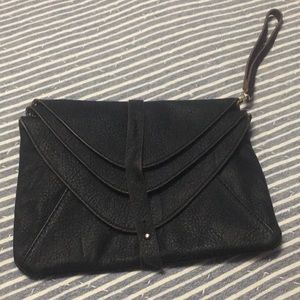 Big Buddha Large black clutch